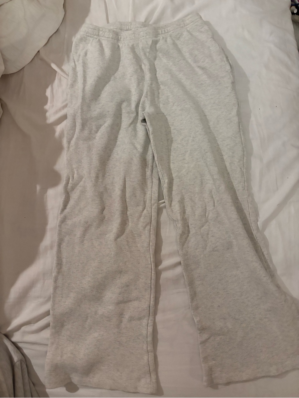 Waffle knit sweat Pants
